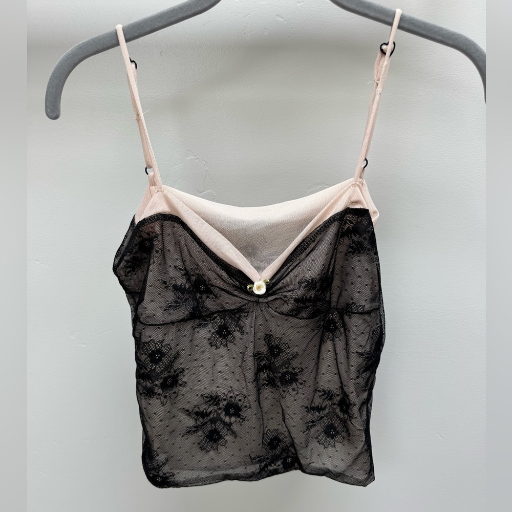 Elegant Black Lace Women Top